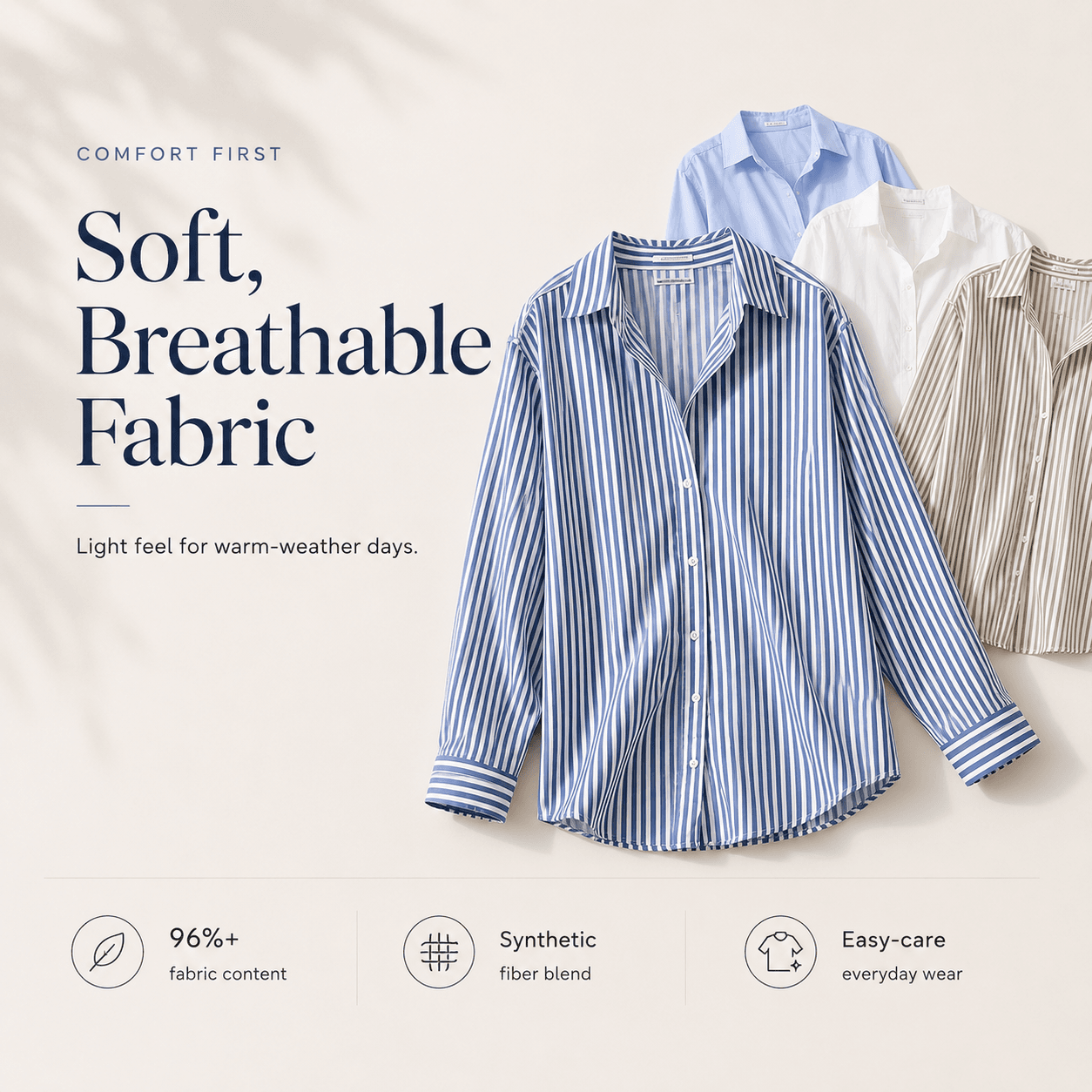 Size guide oversized shirt